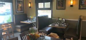 Interior of restaurant