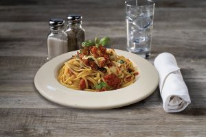 Pasta on plate