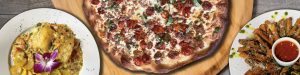 pizza and other dishes